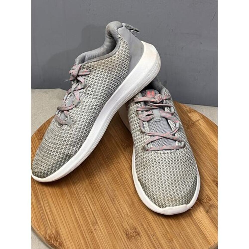Under Armour Ripple 3021523-100 Gray Running Shoes‎ Girls 5.5 Sneakers